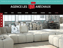 Tablet Screenshot of agence-marechaux.com